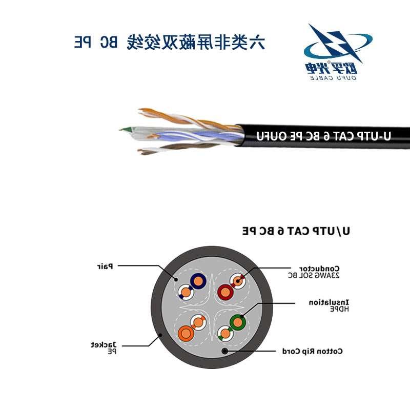 巴南区U/UTP6类4对非屏蔽室外电缆(23AWG)