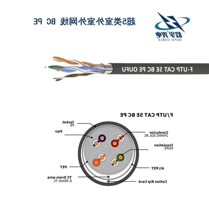 赤峰市F/UTP超五类4对屏蔽室外电缆(24AWG)